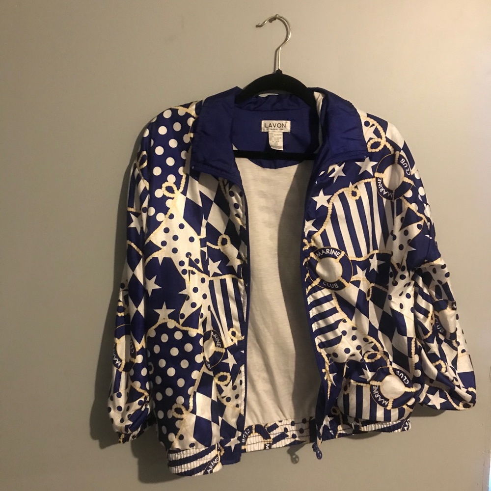 Vintage Lavon Windbreaker zip up jacket